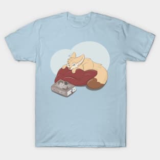 Fennec Fox with Magic Book T-Shirt